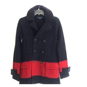 Ralph Lauren Blue Label 100% wool pea coat